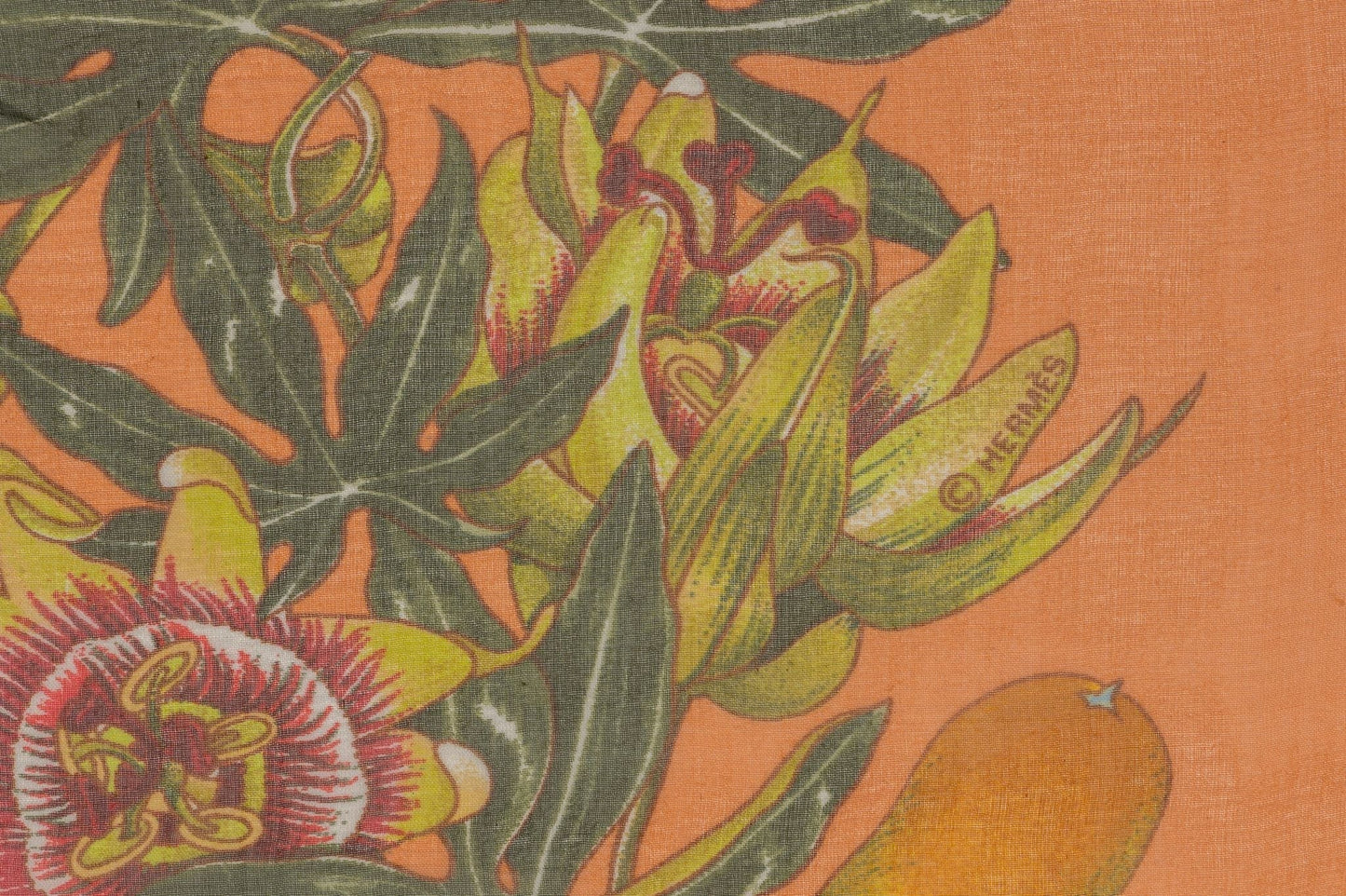 Hermes Silk Scarf 'Passiflores'