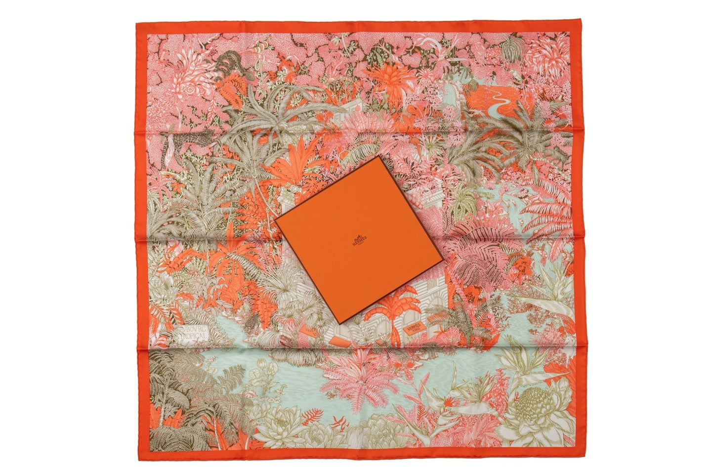 Hermes Tropical Garden Silk Scarf