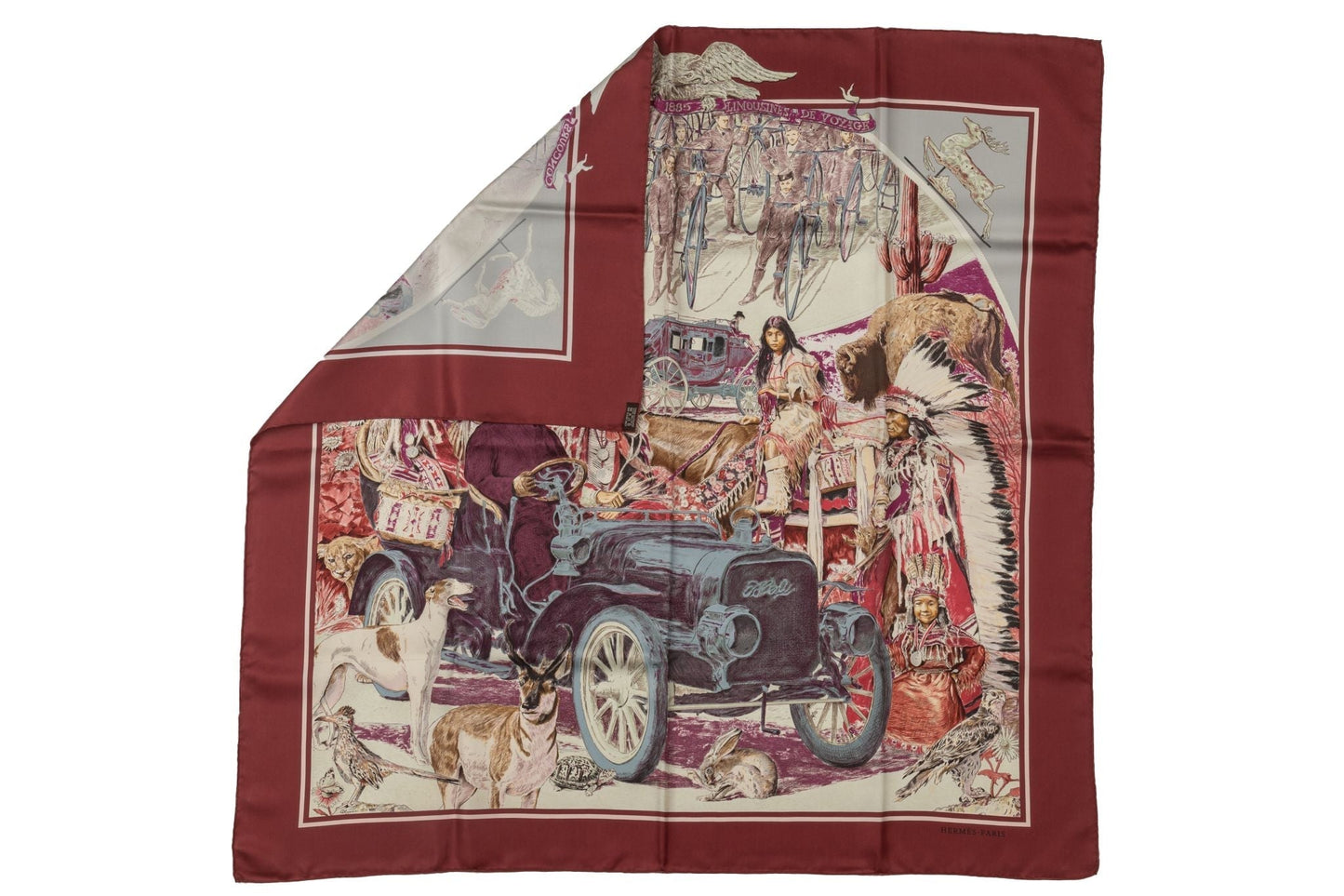 Hermes Concours d'Elegance Scarf in Box