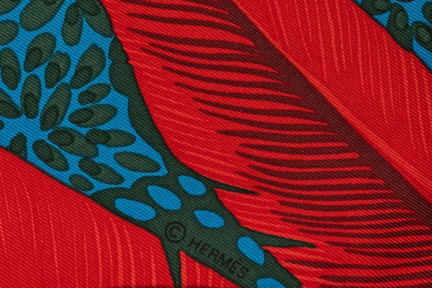 Hermes Esprit de La Foret Silk Scarf