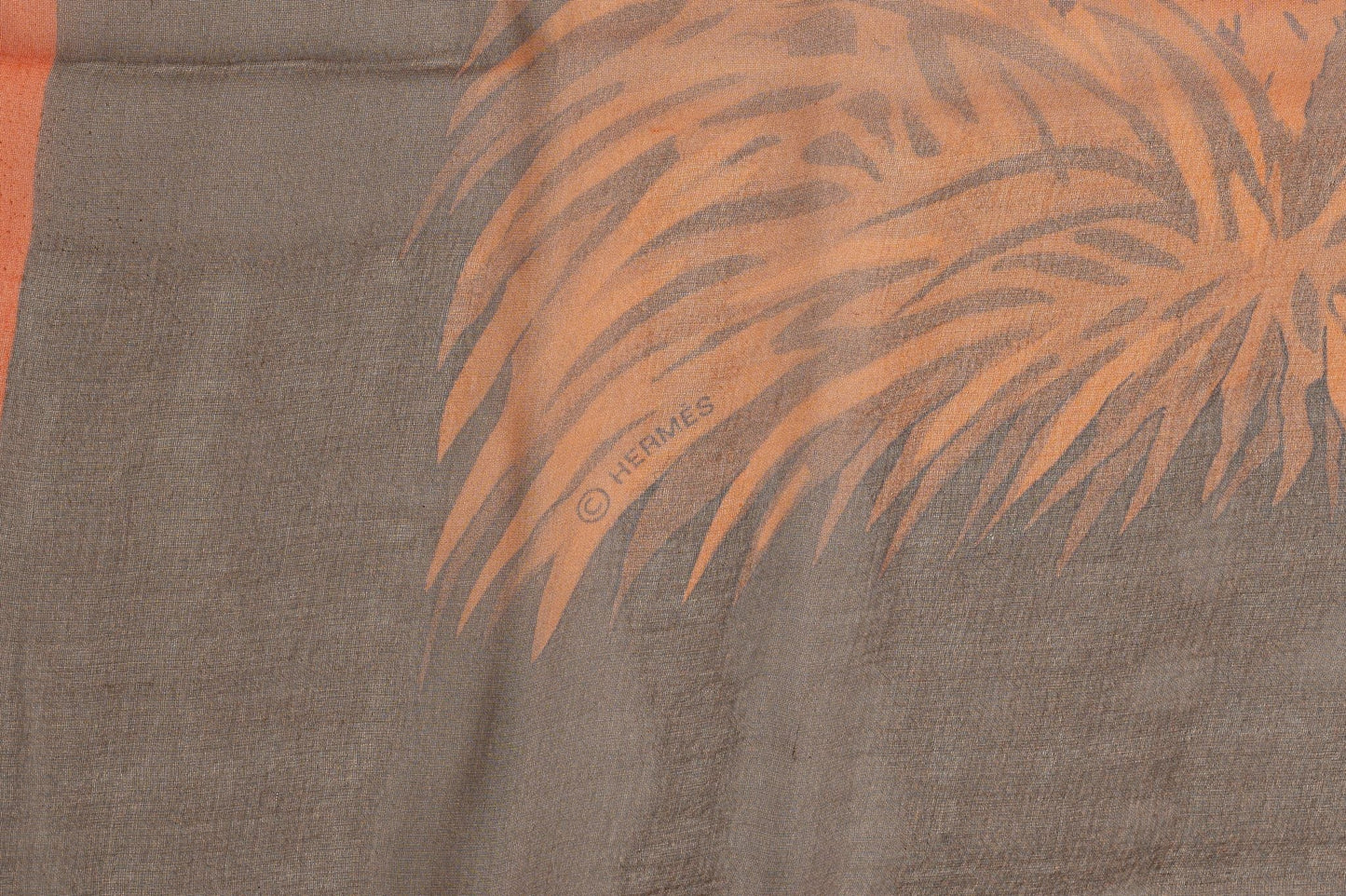 Hermes âœGuepardsâ? Silk Chiffon Shawl