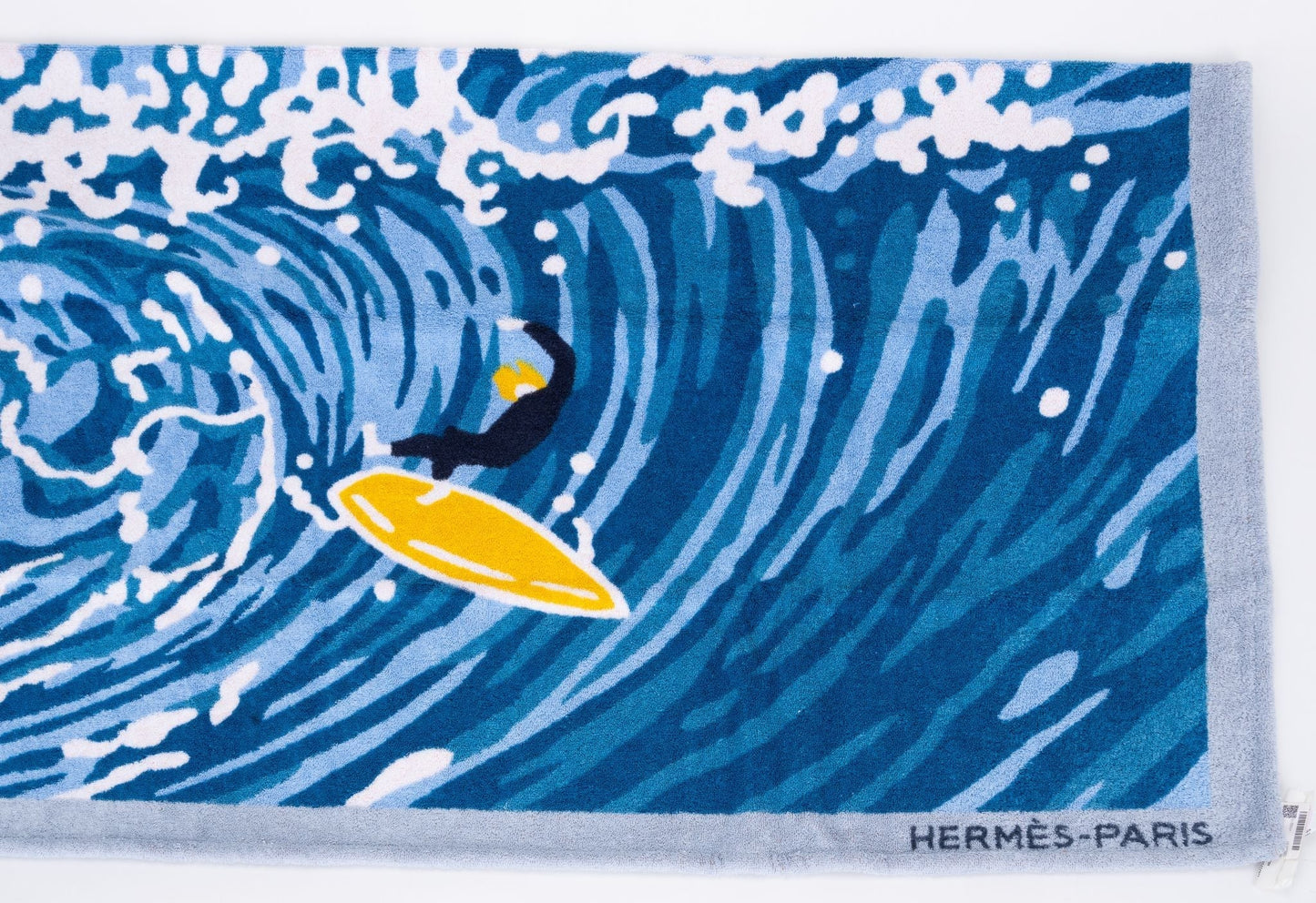 Hermes BNIB Surf & Wave Beach Towel