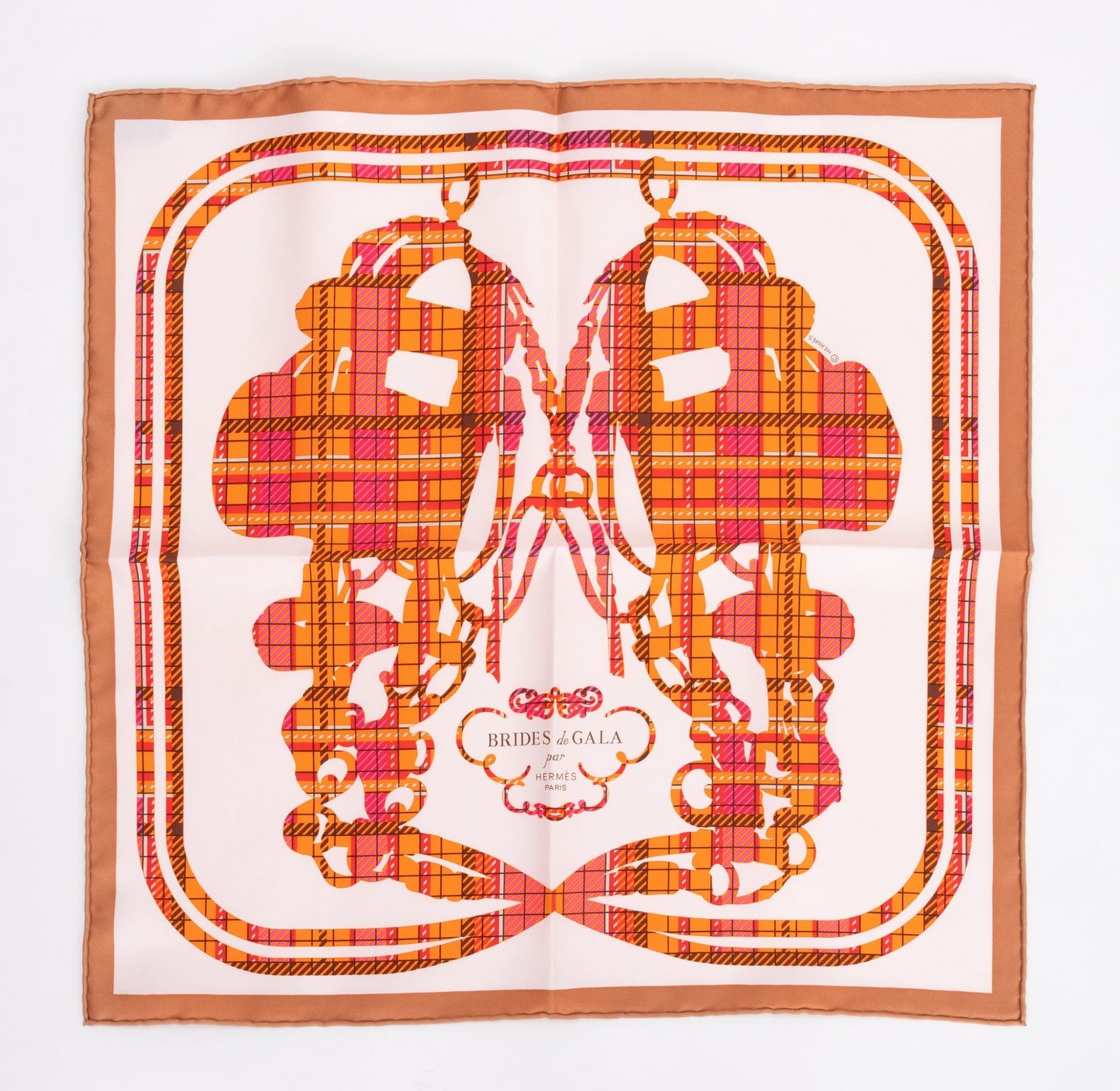 Hermes New Bride De Gala Tartan Gavroche