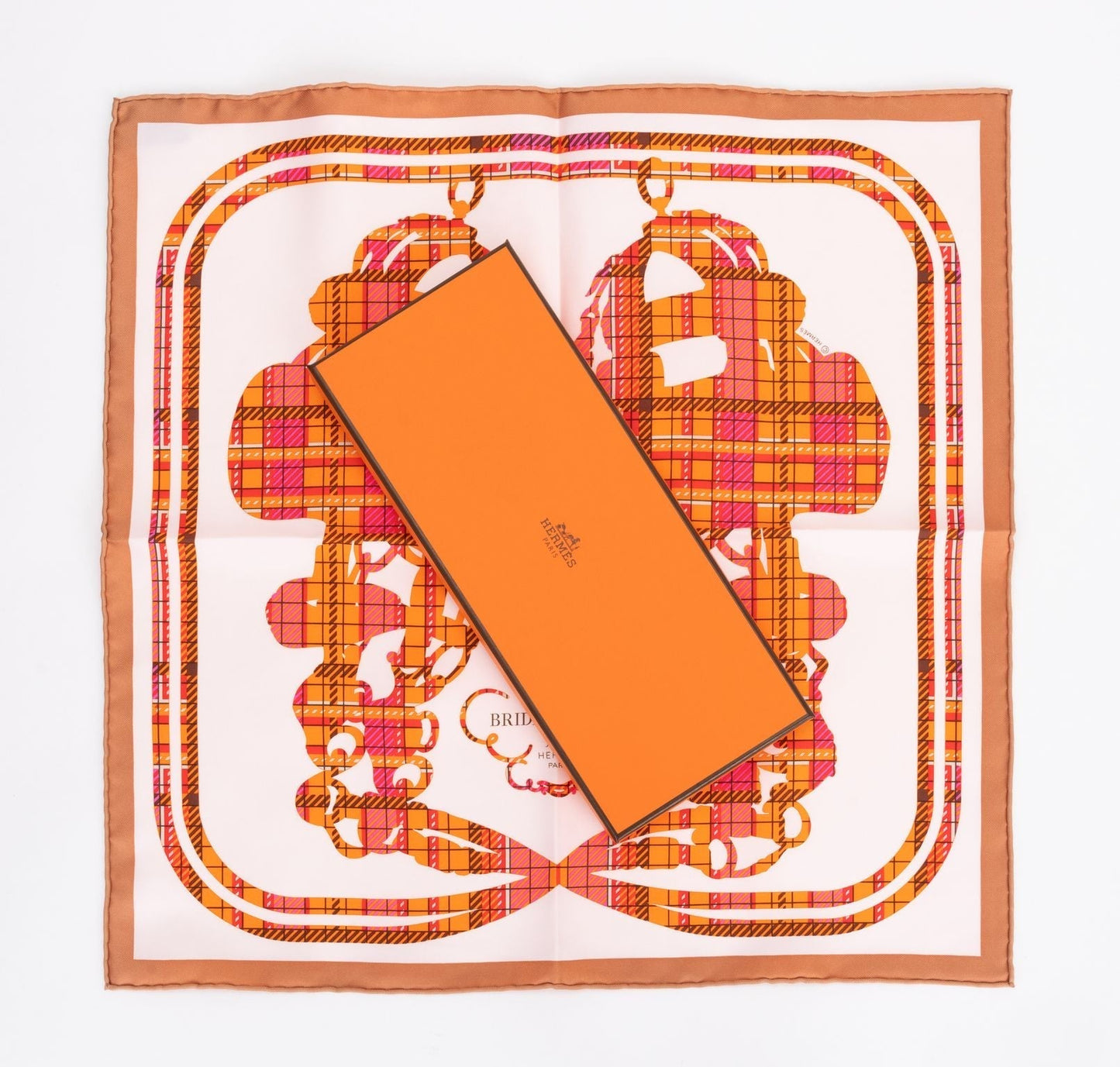 Hermes New Bride De Gala Tartan Gavroche