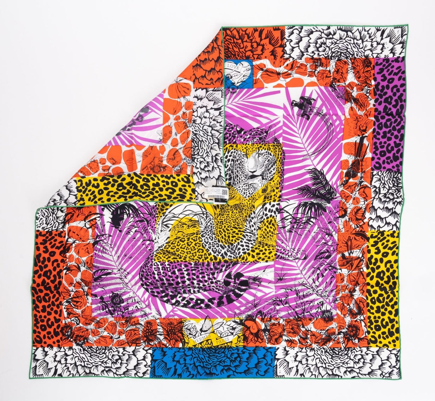 Hermes New "Jungle Love" 70cm Scarf