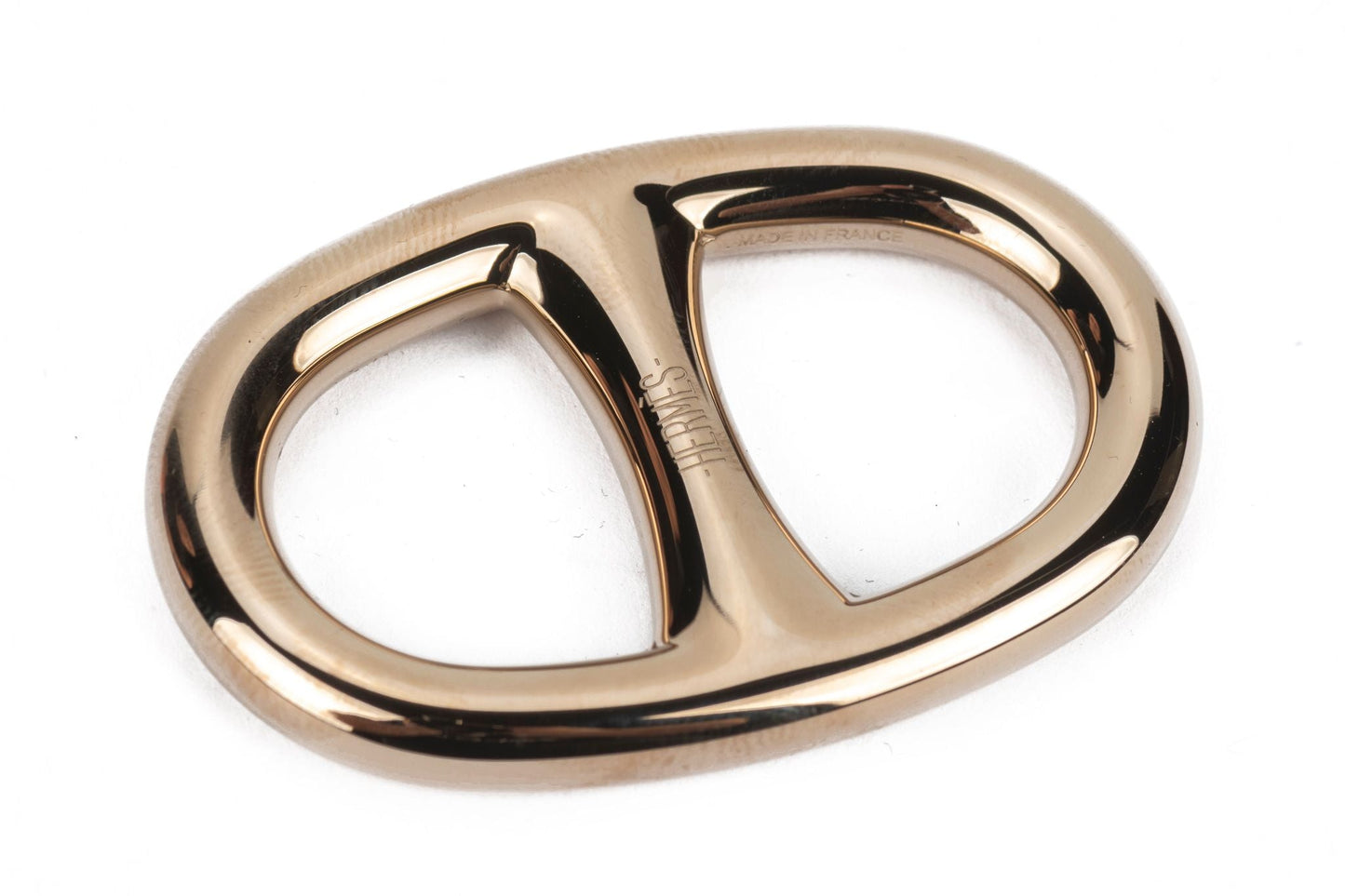 Hermes New Gold Scarf Ring W/Box