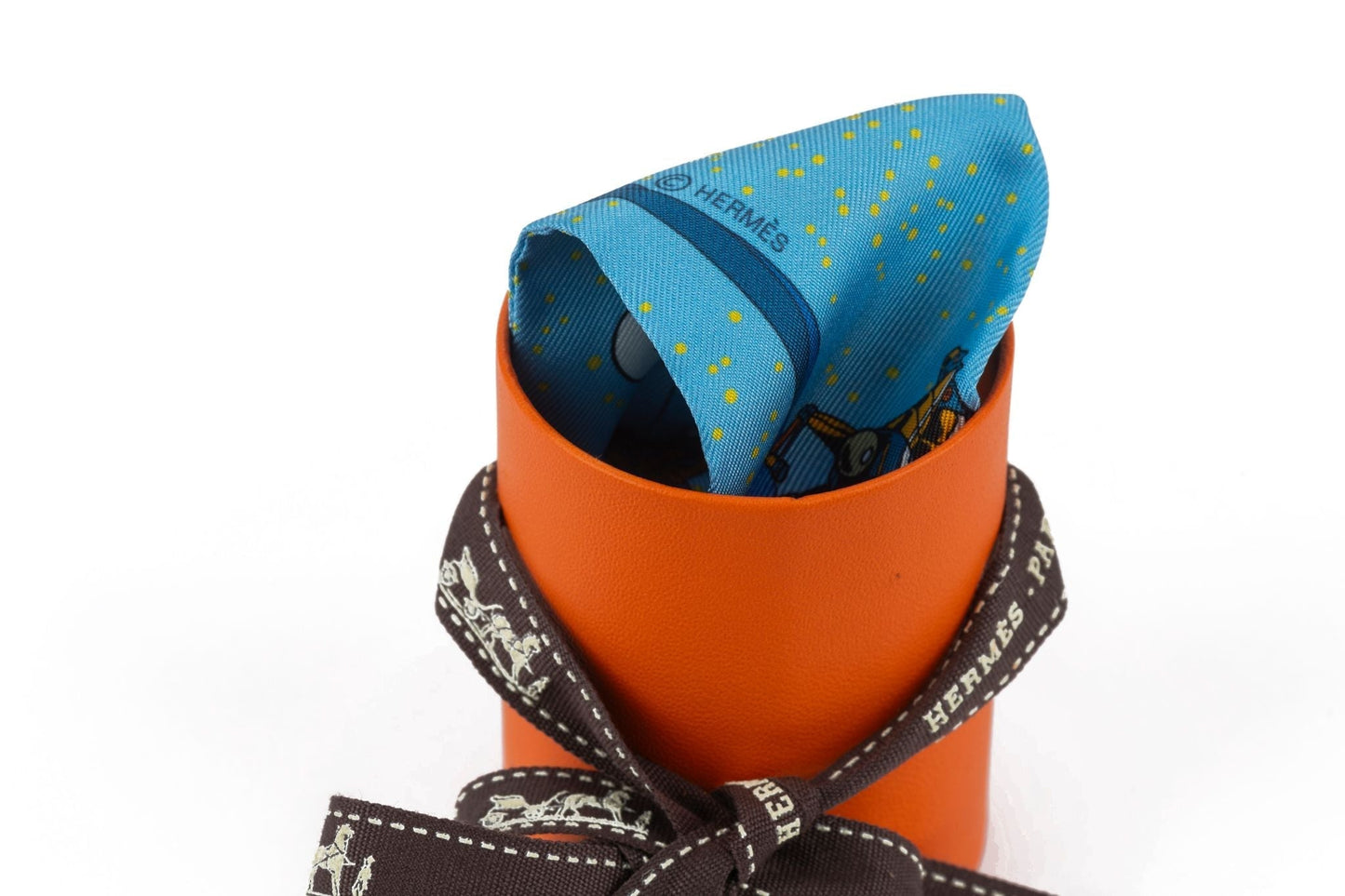 Hermes New Silk "Space Derby" Twilly