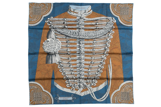Hermes Brandebourg Double Face Scarf