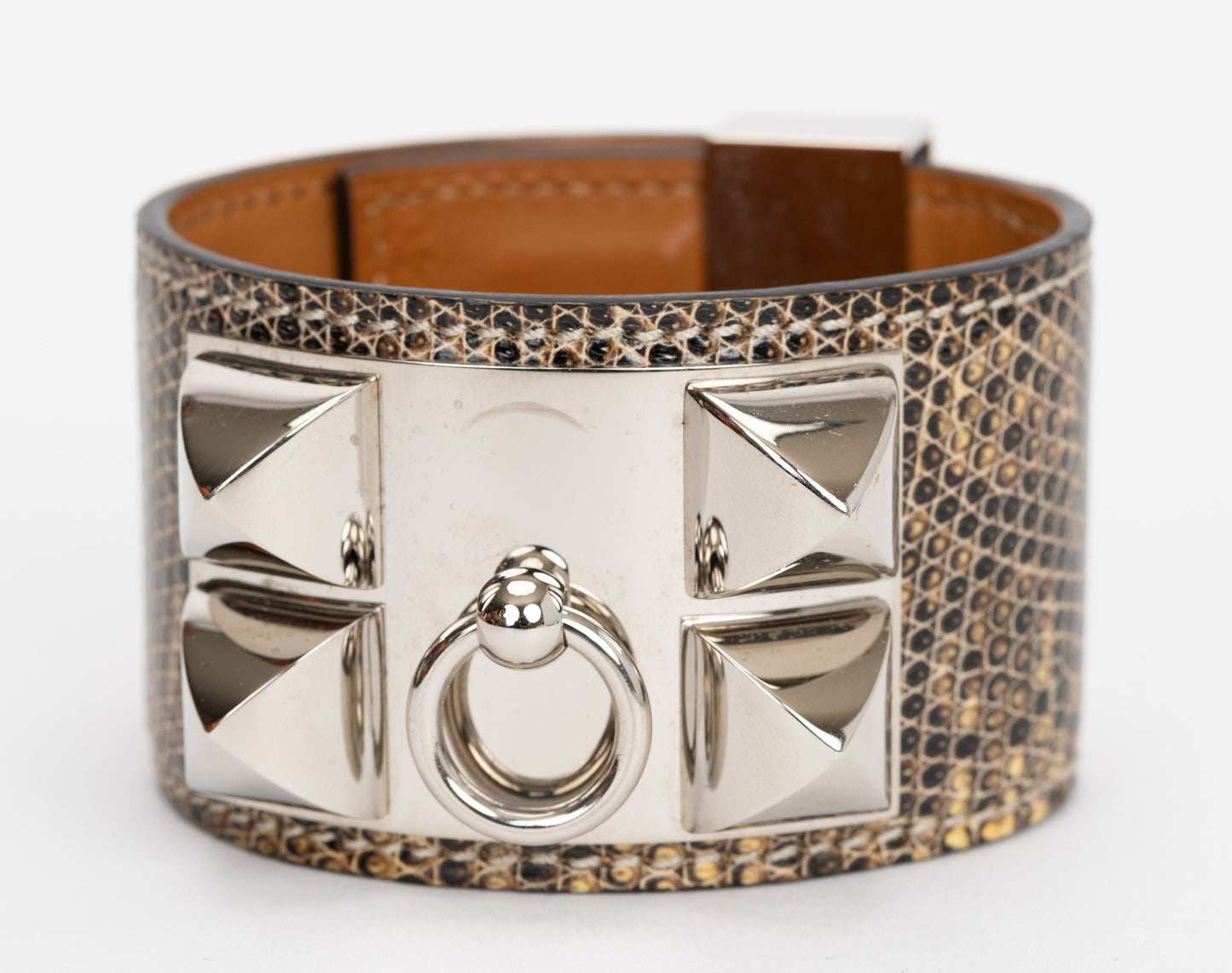 Hermes Collier De Chien Ombre Lizard
