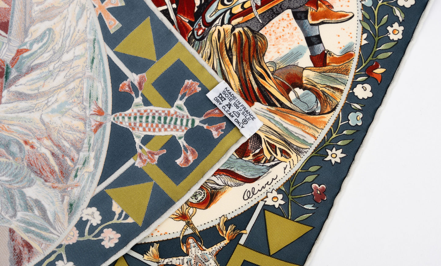 Hermes Mythologie Des Hommes Silk Scarf