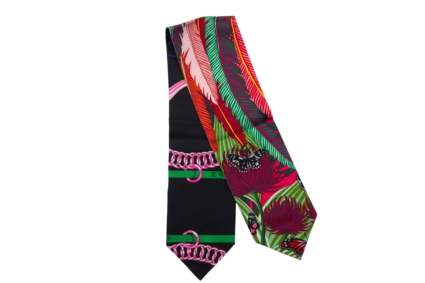 Hermes Double Face Silk Ascot