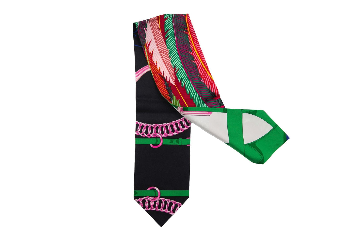 Hermes Double Face Silk Ascot