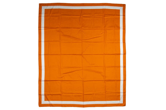 Hermes New Rust Cotton Beach Sarong