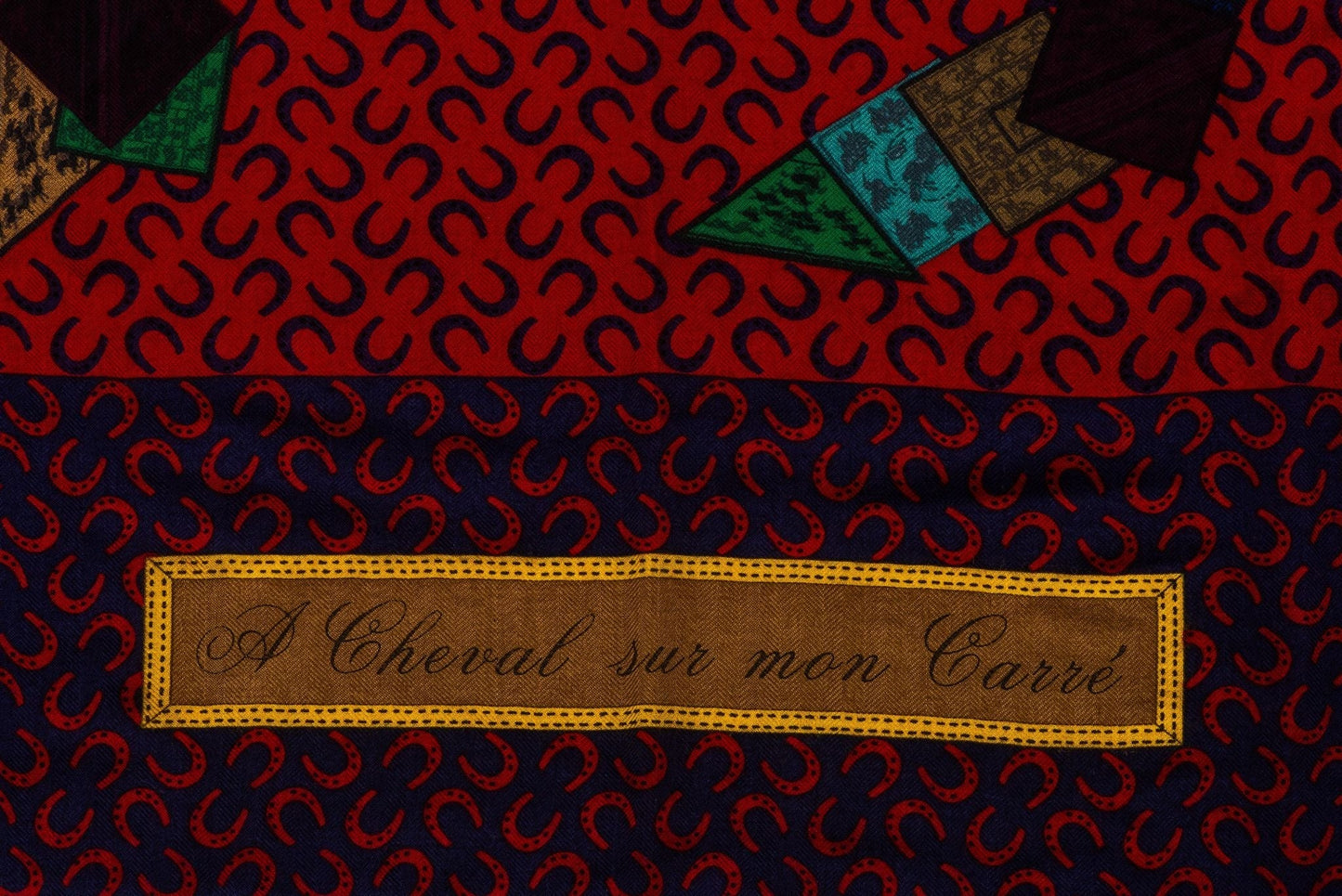 Hermes Cheval Sur Mon Cashmere Shawl