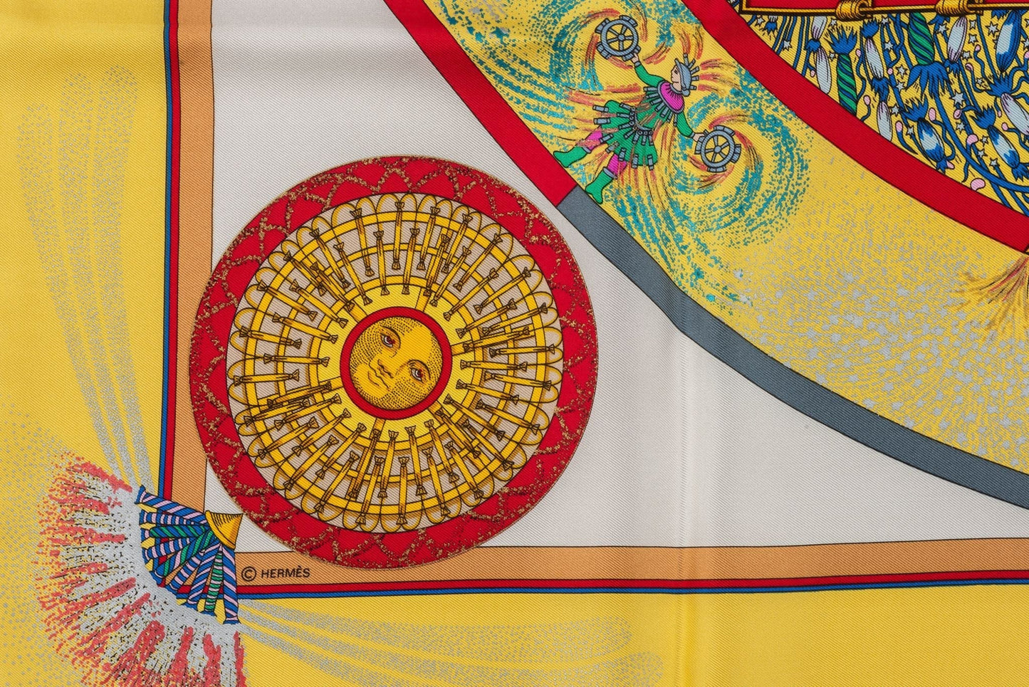 Hermes Feux D'Artifice Scarf