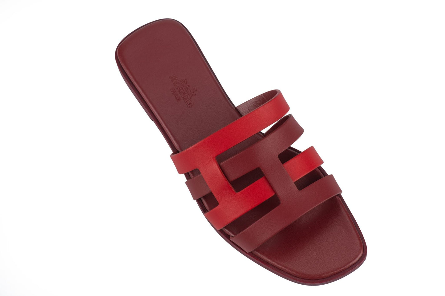 Hermes New Amore Sandal Rouge Grenat