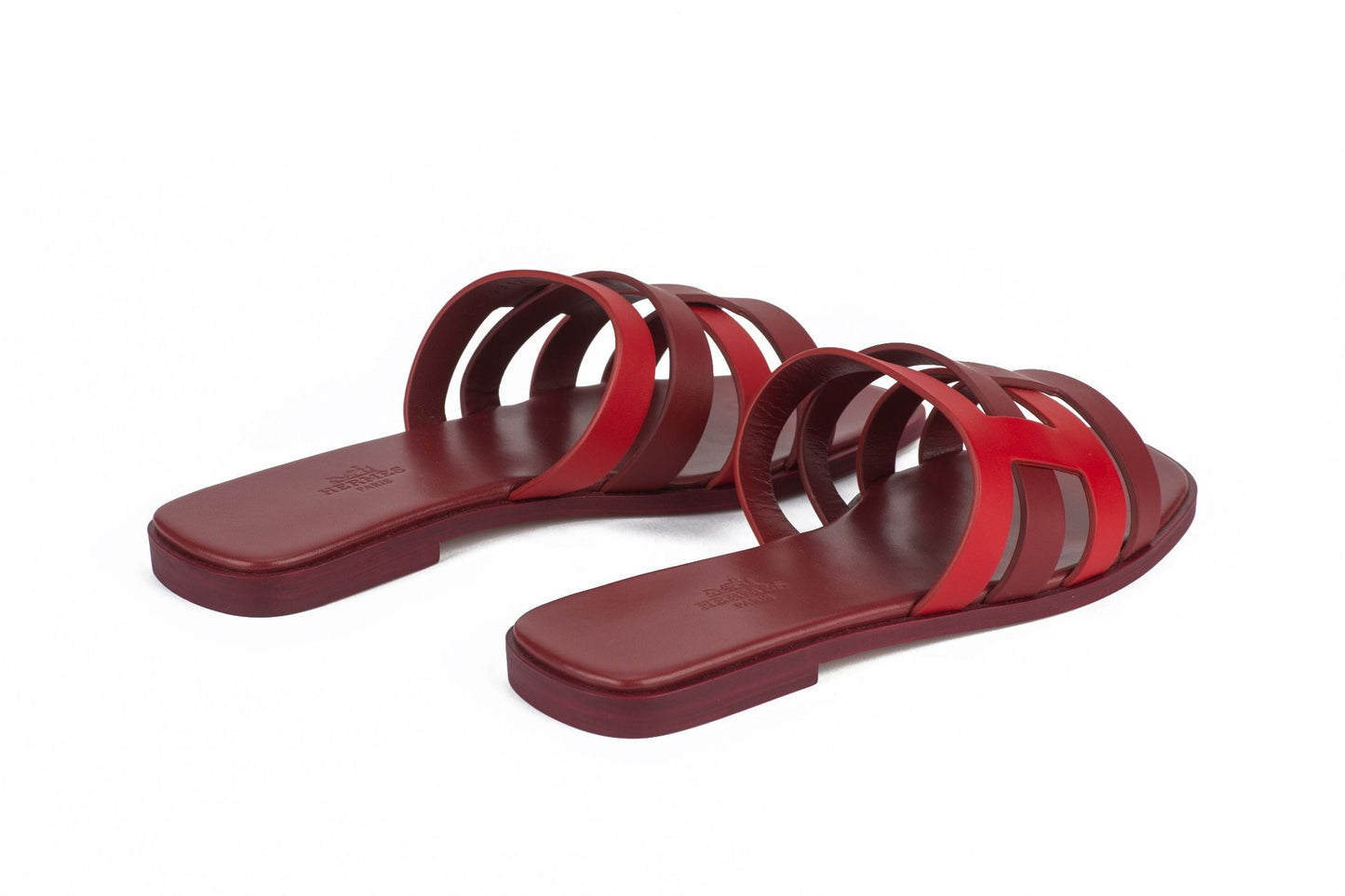 Hermes New Amore Sandal Rouge Grenat