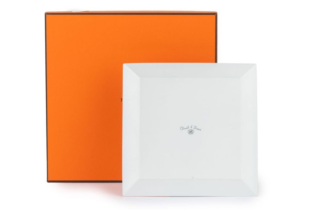 Hermes Cheval d'Orient Square Dish