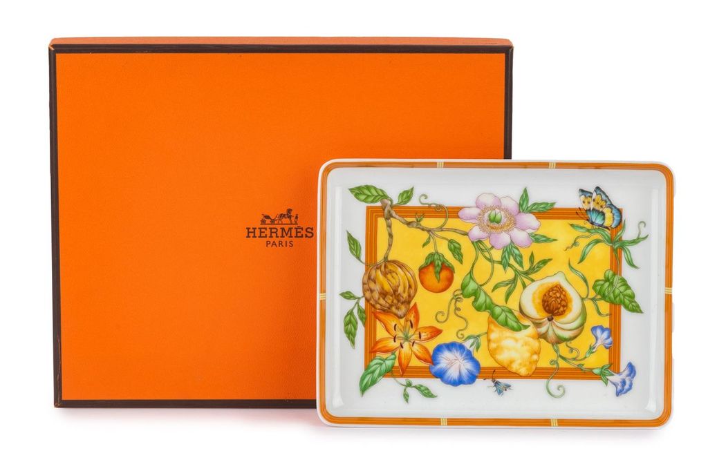 Hermes La Siesta Plate With Box
