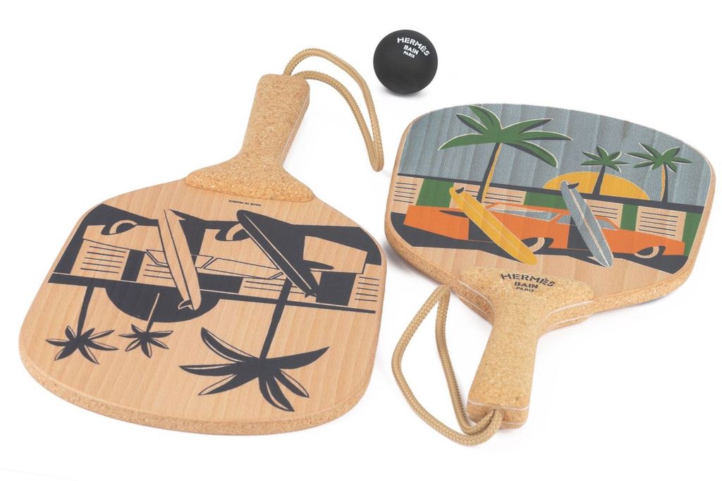 Hermes Set of 2 BNIB Beach Rackets