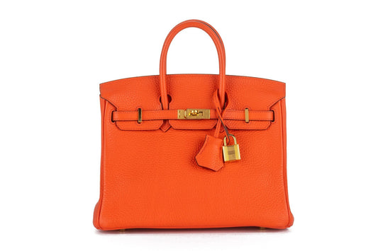Hermes Birkin 25 Few Togo Gold Hardware