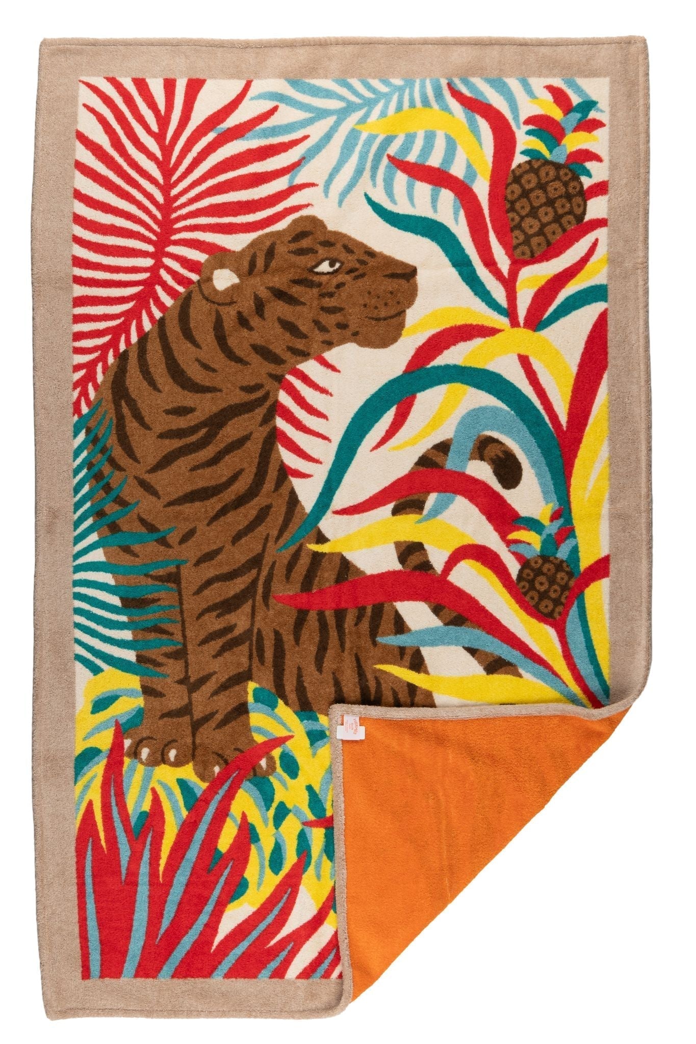 Hermes âœTigre à lâ˜ananasâœ Beach Towel