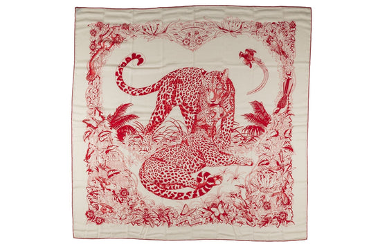 Hermes "Love Tattoo" Jungle Love Shawl