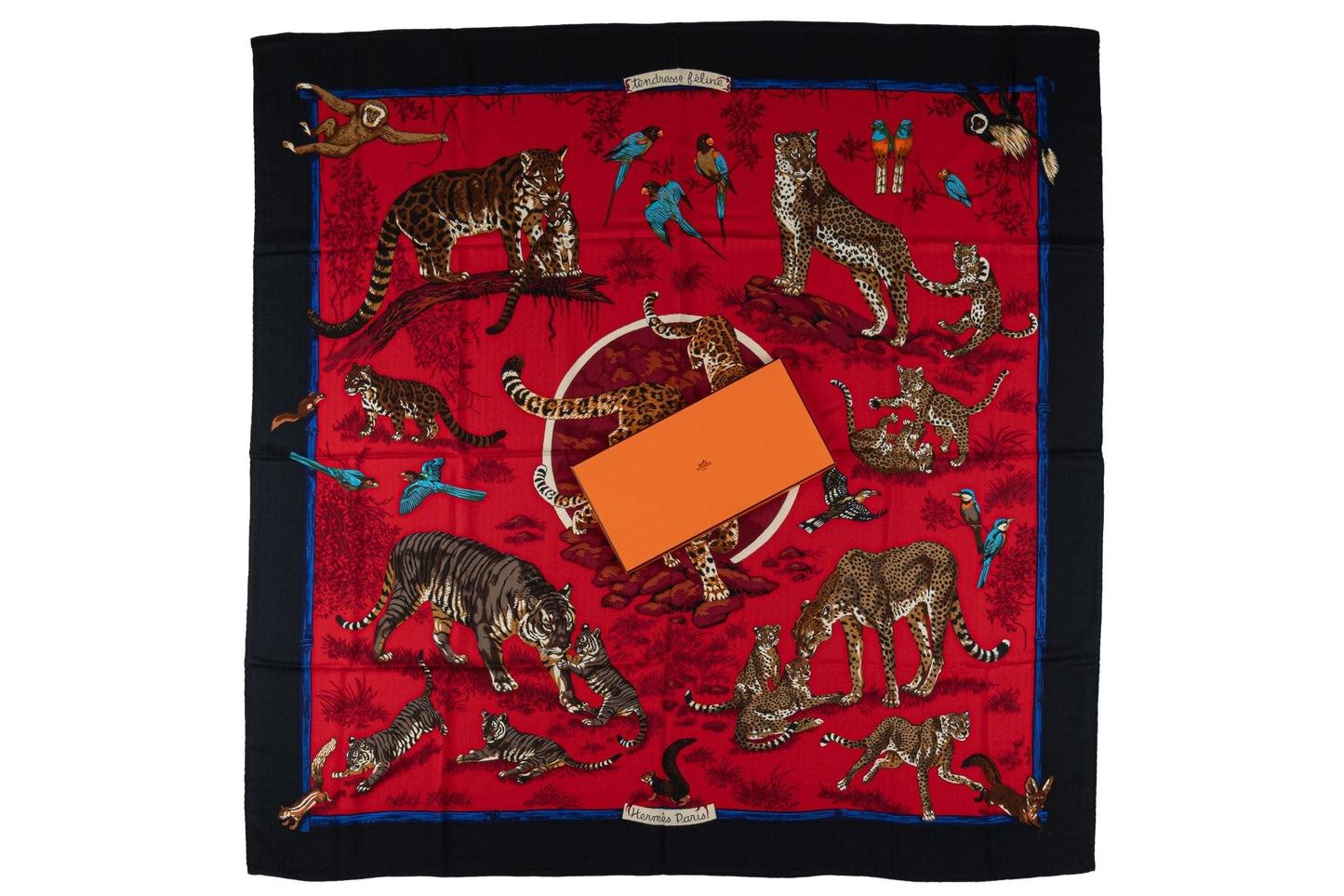 Hermes "Tendresse Feline" Shawl