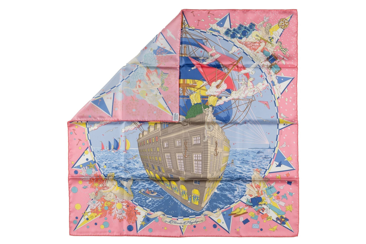 Hermes New âœFlagshipâœ Silk Scarf