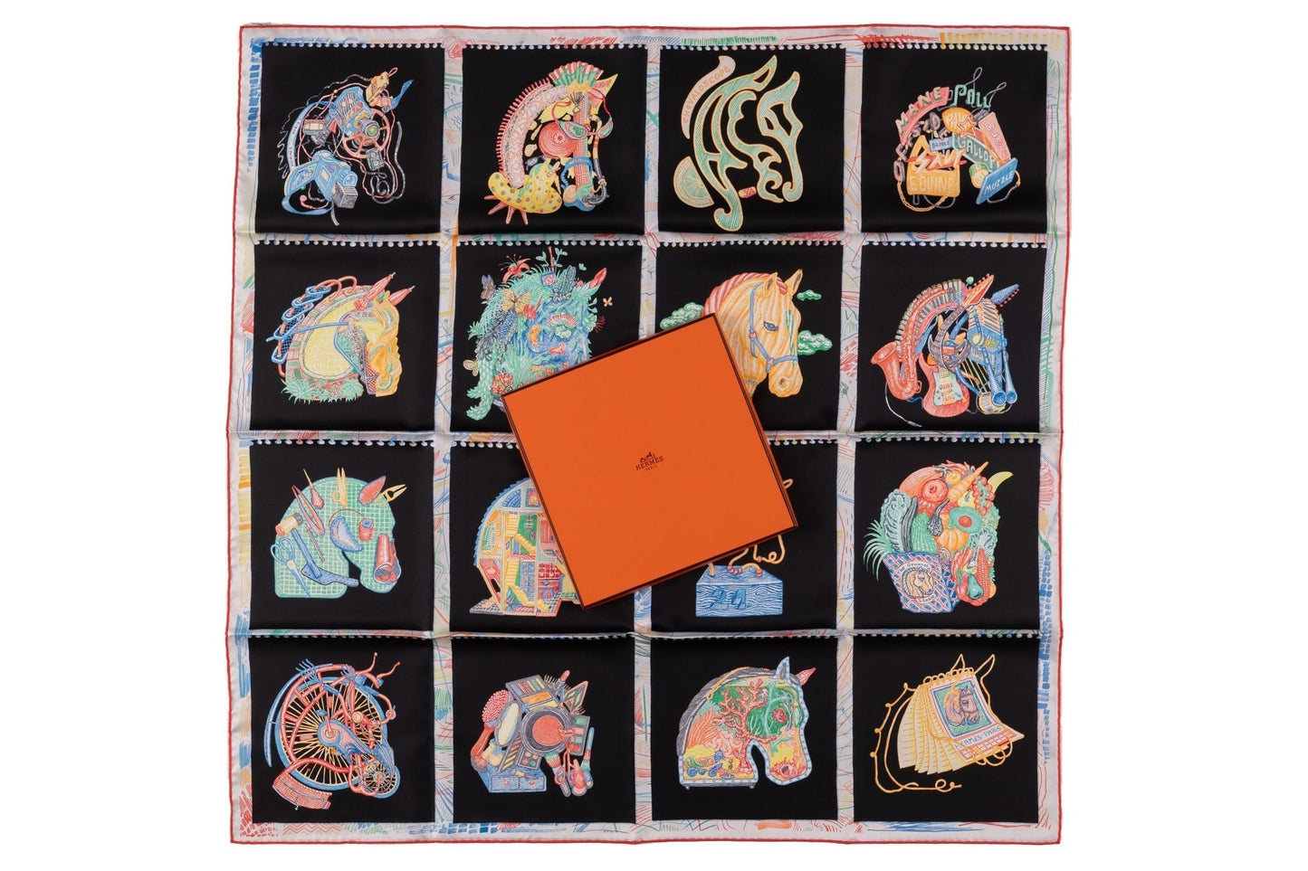 Hermes New âœChevaloscopeâœ Silk Scarf