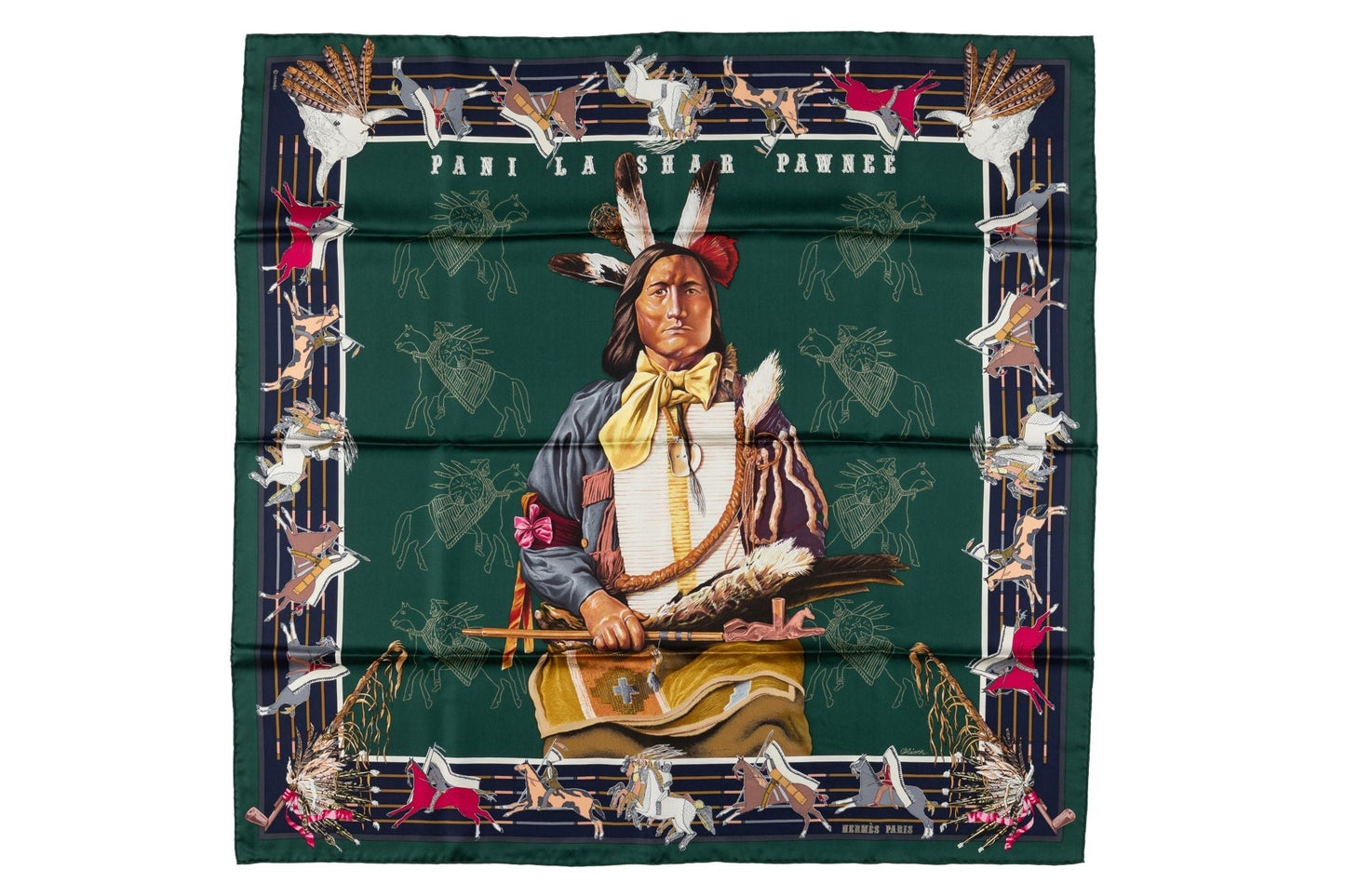 Hermes New "Pani la Shar Pawnee" Scarf
