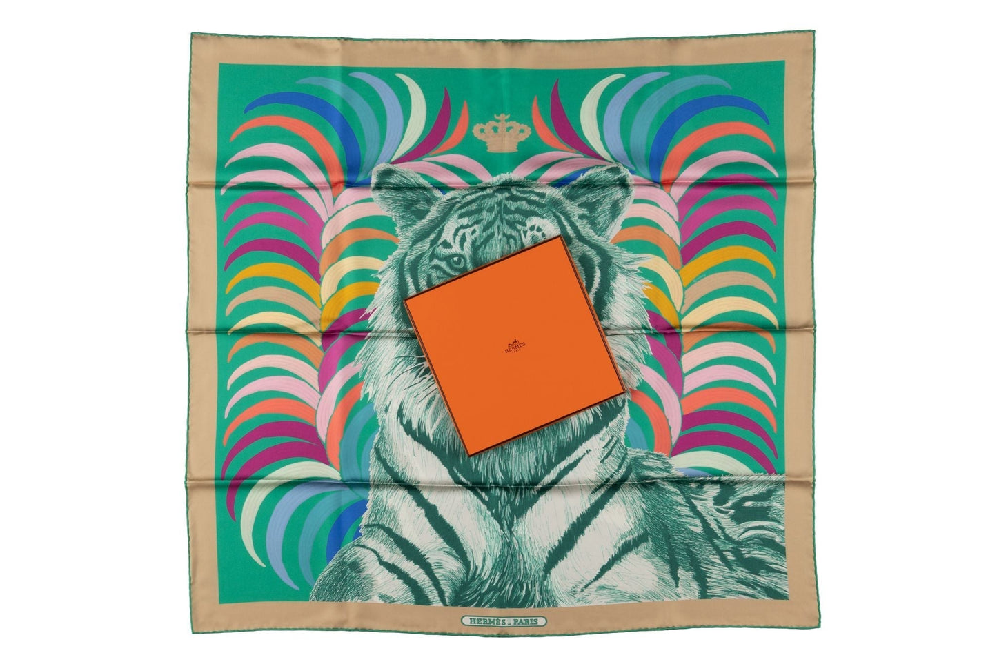 Hermes "Tigre Royal" Double Face Scarf
