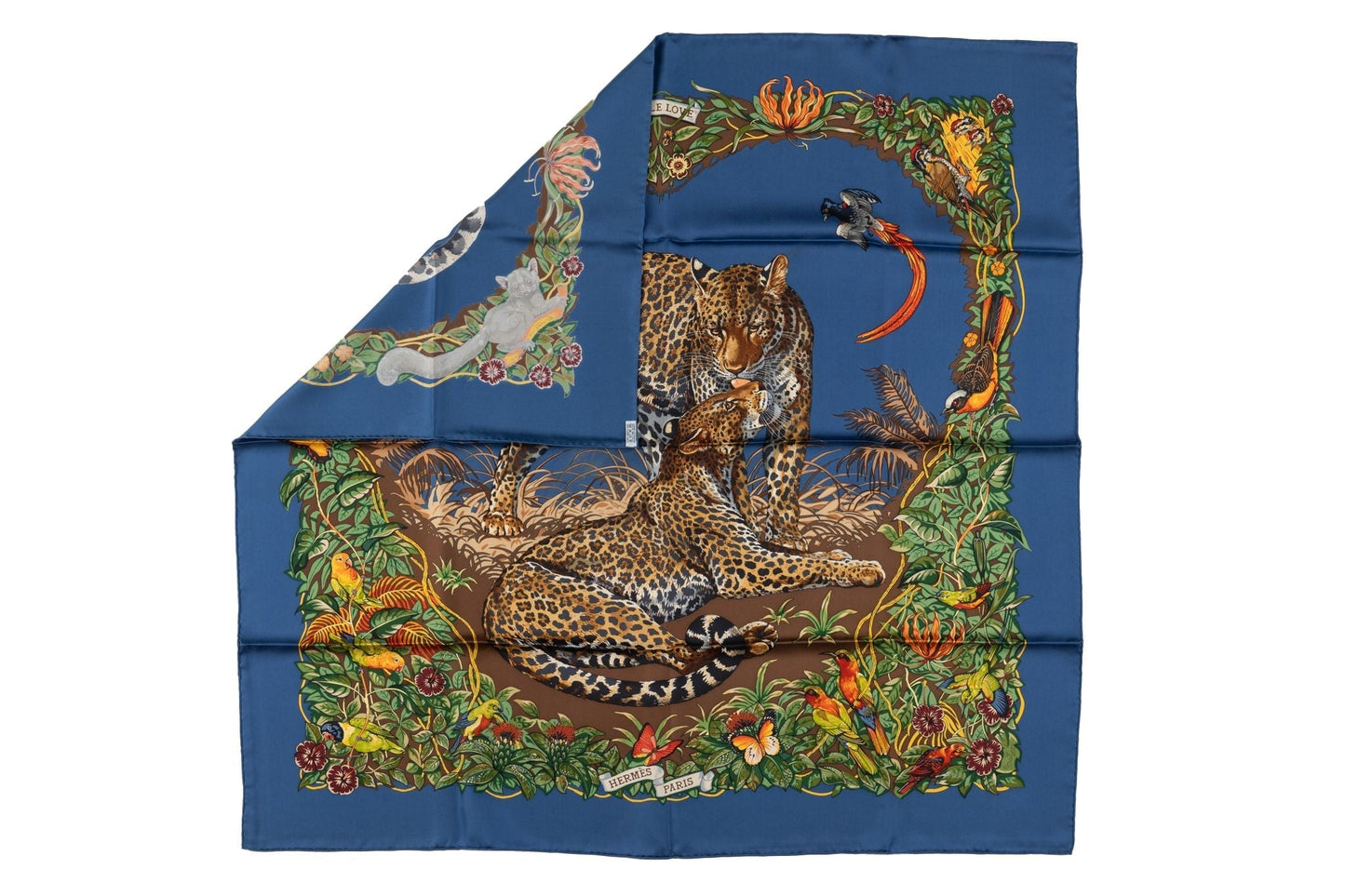 Hermes âœJungle Loveâœ Silk Scarf Dallet
