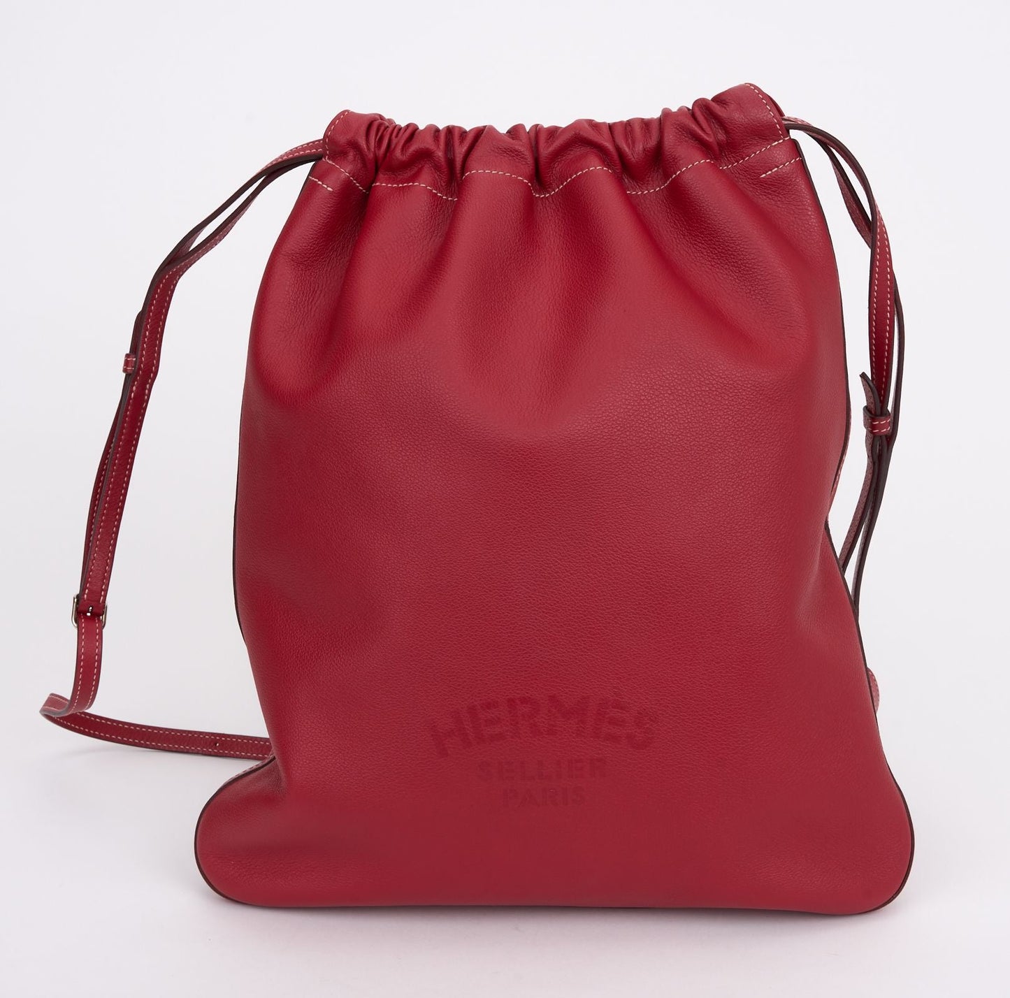 Hermes Bridado Red Backpack