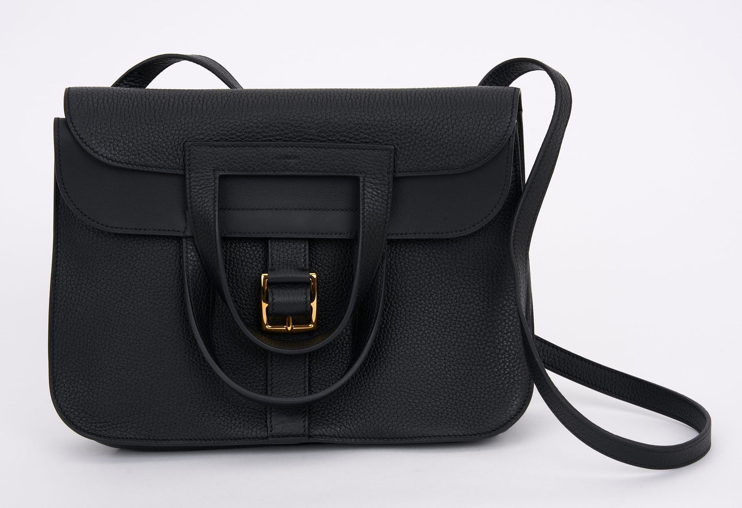 Hermes Black Togo Halzan 31 Caban