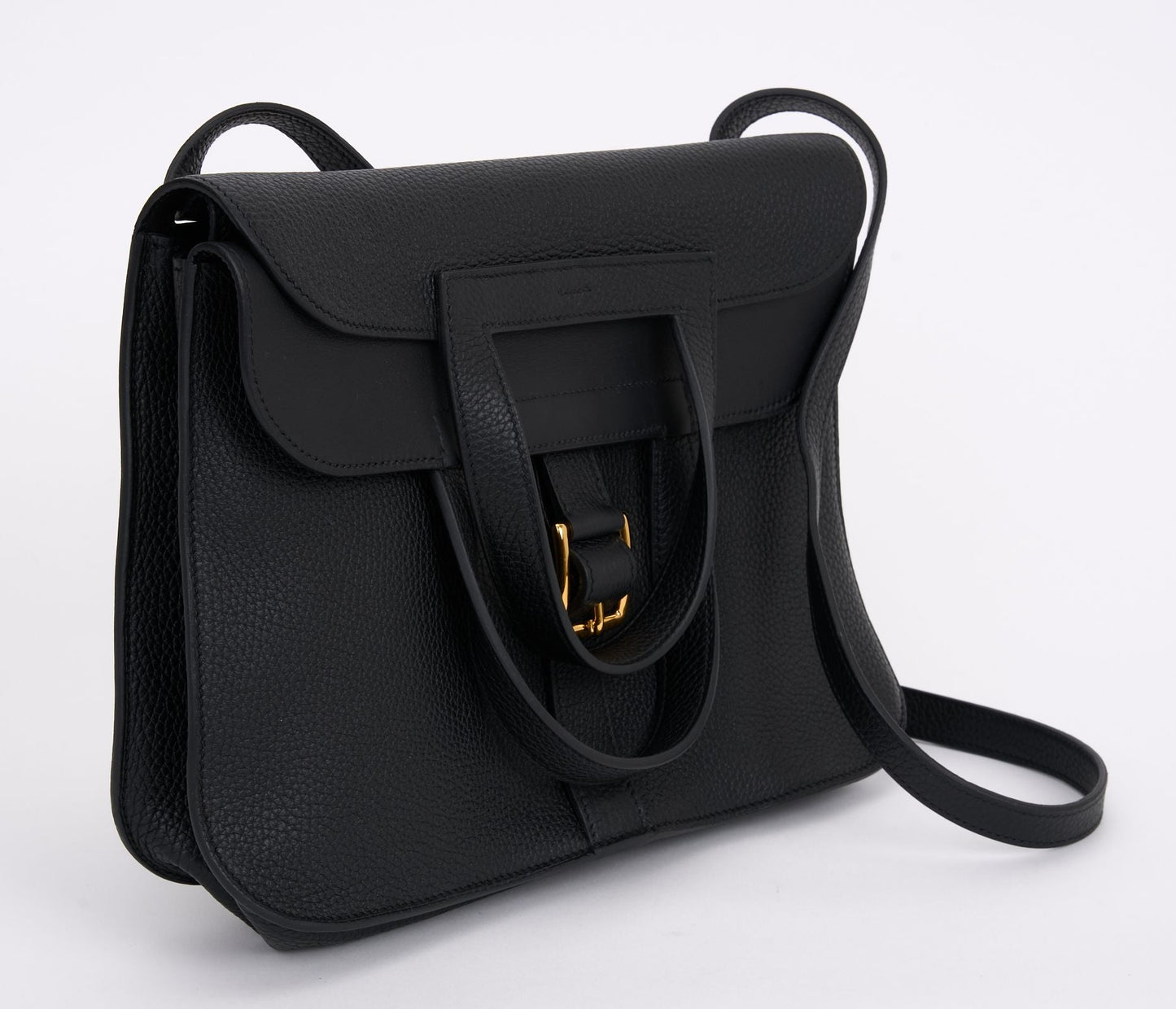 Hermes Black Togo Halzan 31 Caban
