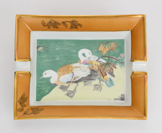 Hermes Ducks Porcelain Ashtray