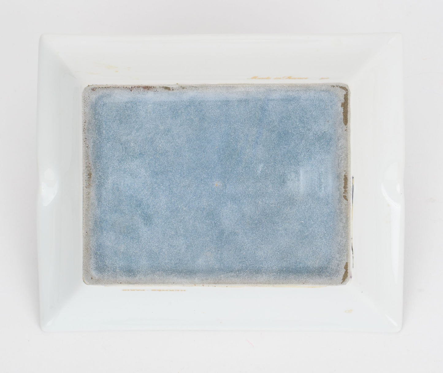 Hermes Bird Porcelain Blue Ashtray