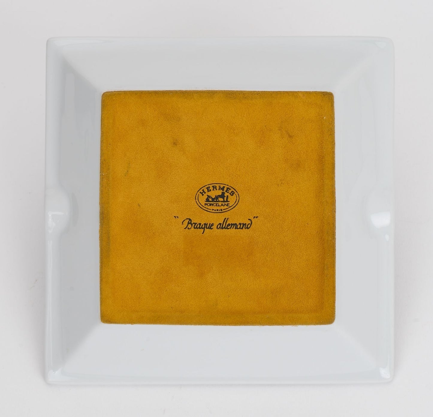 Hermes Braque Allemand Limoges Ashtray