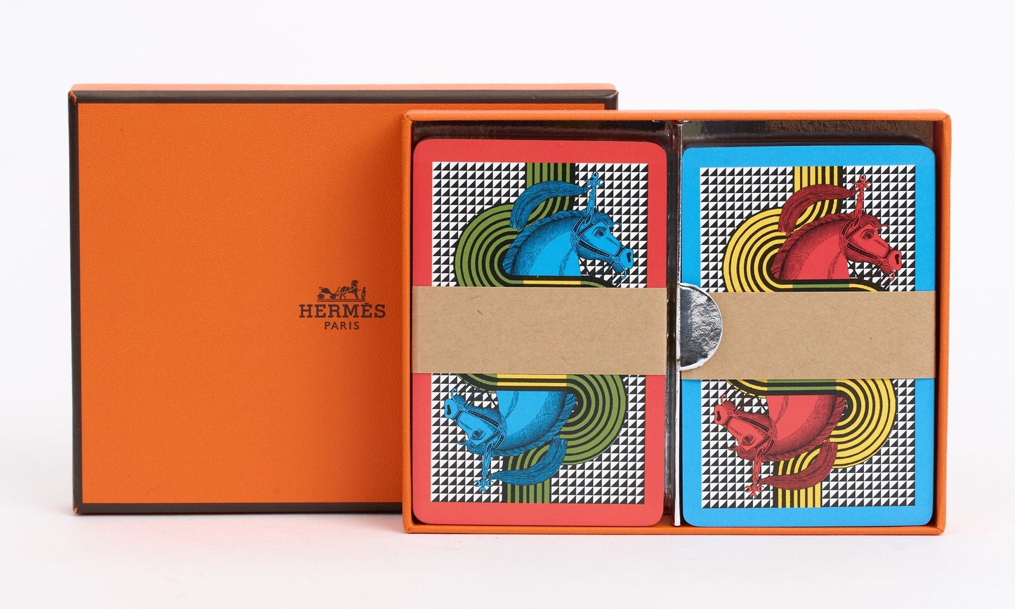 Hermes Equestre Playing Cards New In Box