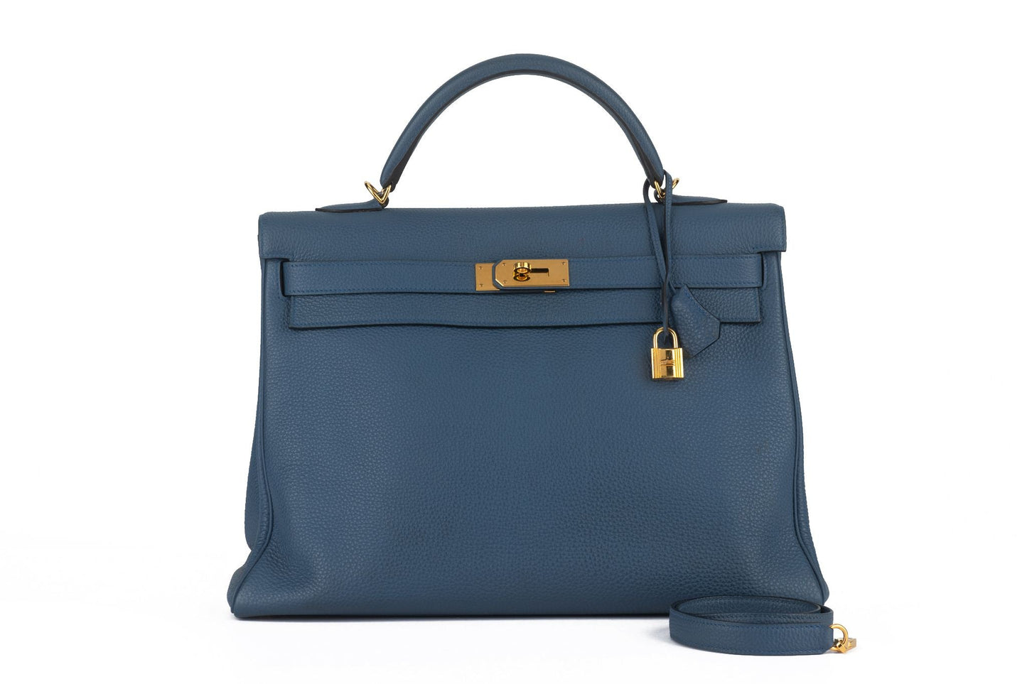 Hermes Blue Brighton Kelly Retourne 40