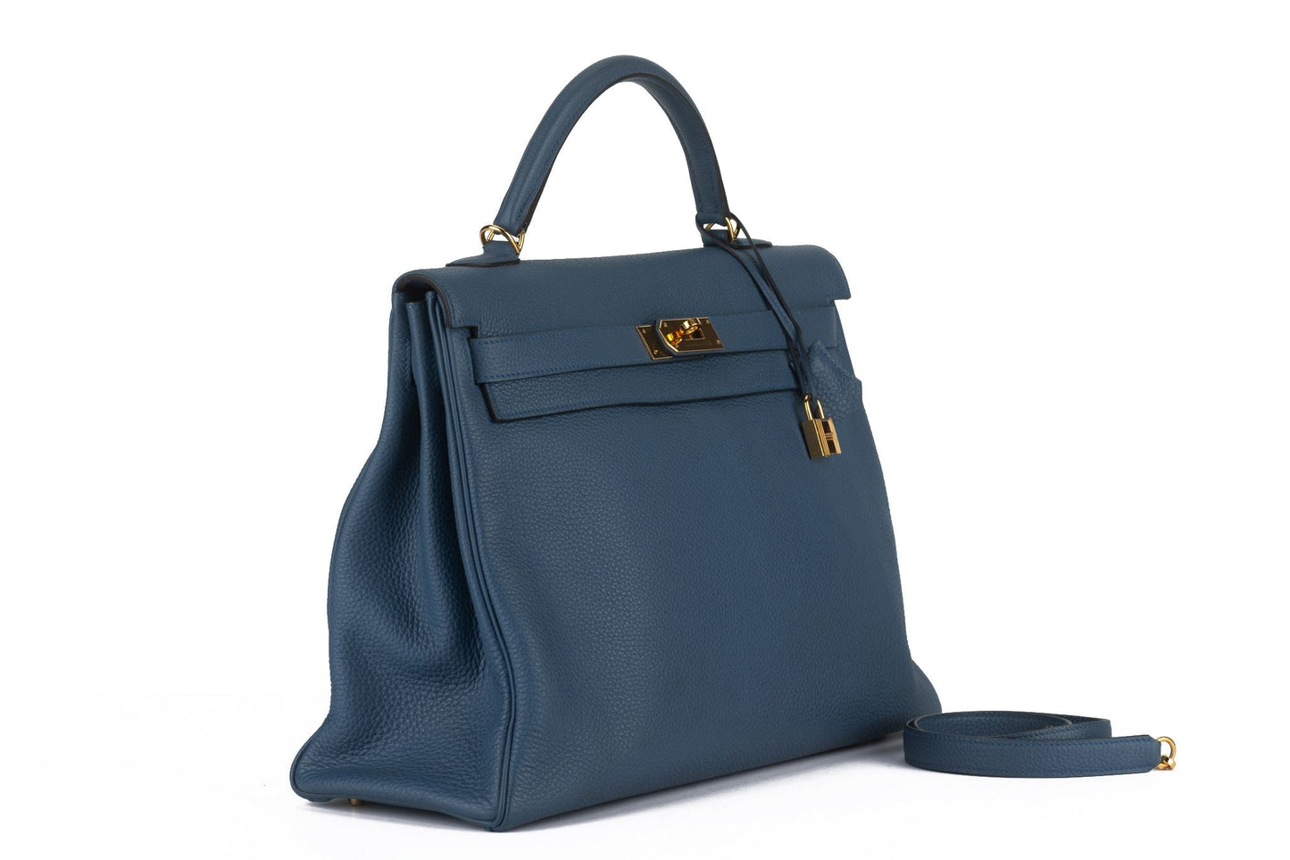 Hermes Blue Brighton Kelly Retourne 40
