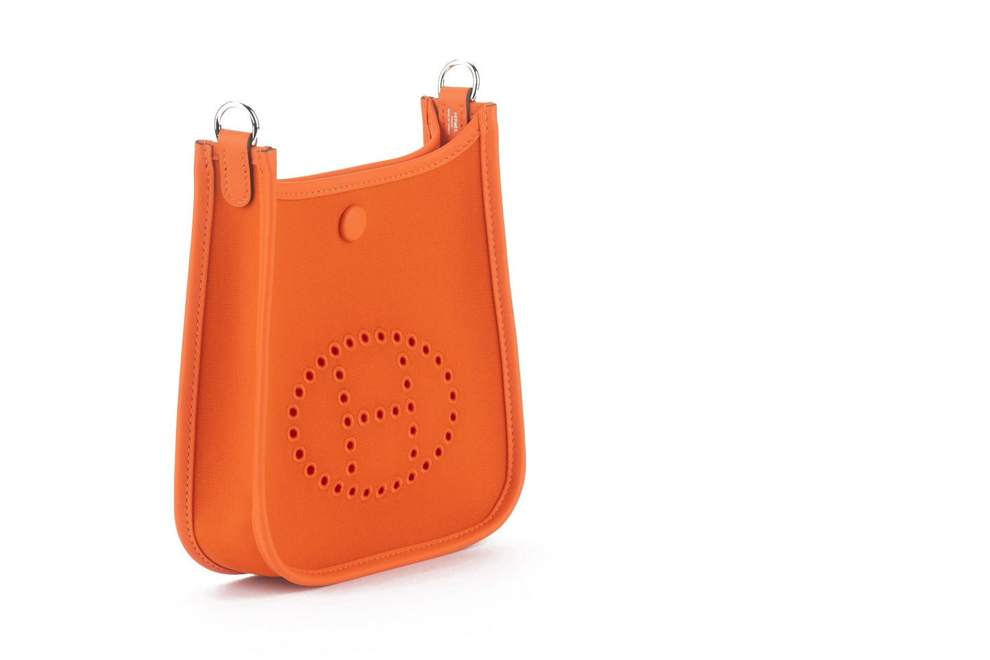 Hermes New Mini Evelyne Neo Orange