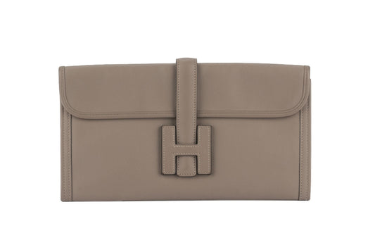 Hermes Swift Jige Elan 29 Clutch Etoupe