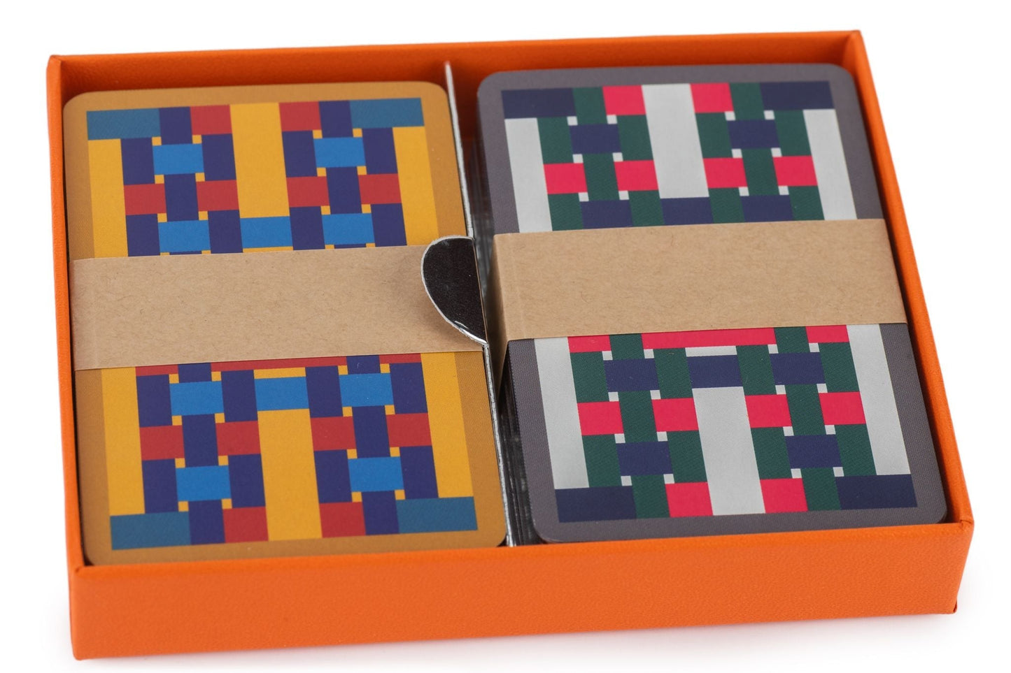 Hermes "H" Tissage Playing Cards New