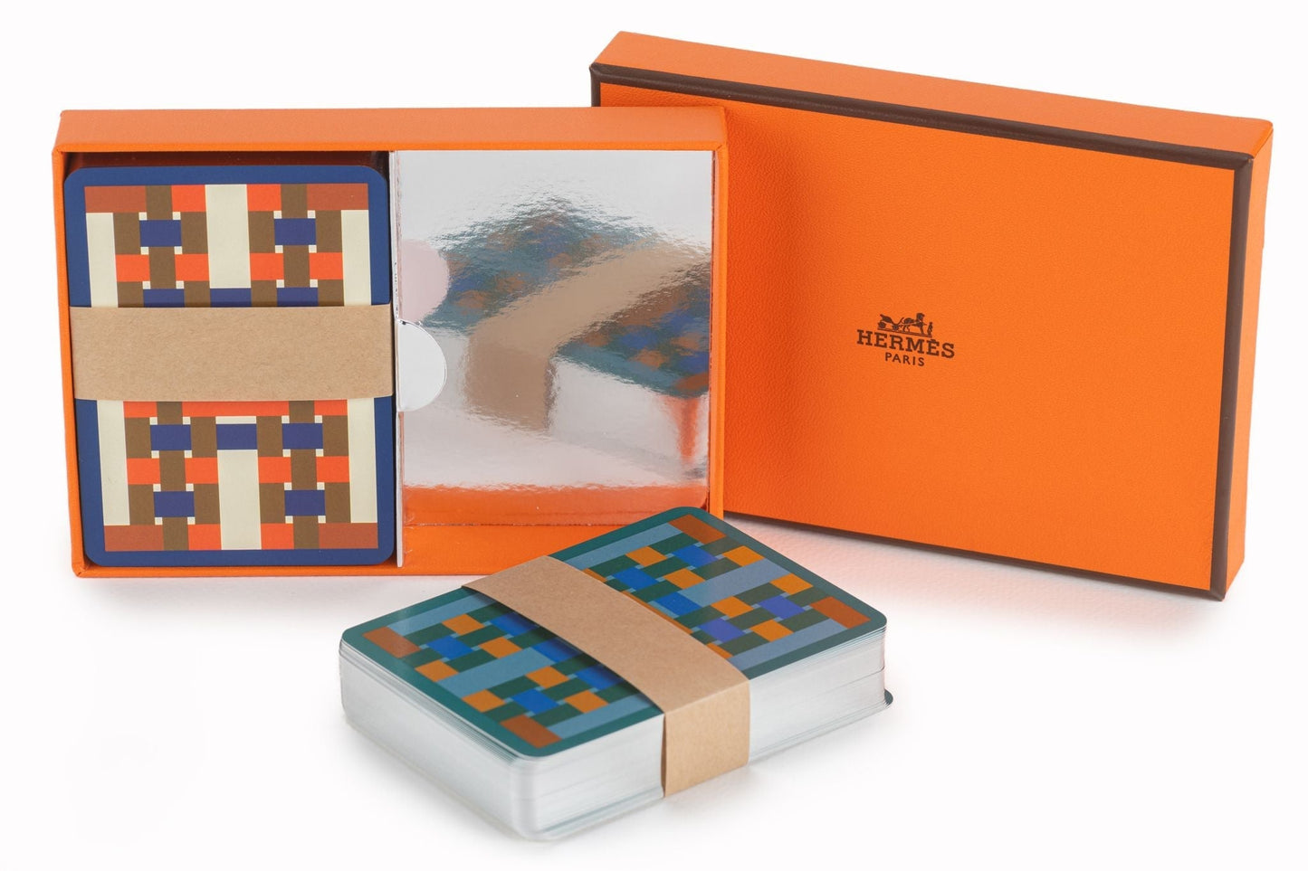 Hermes "H" Tissage Playing Cards New