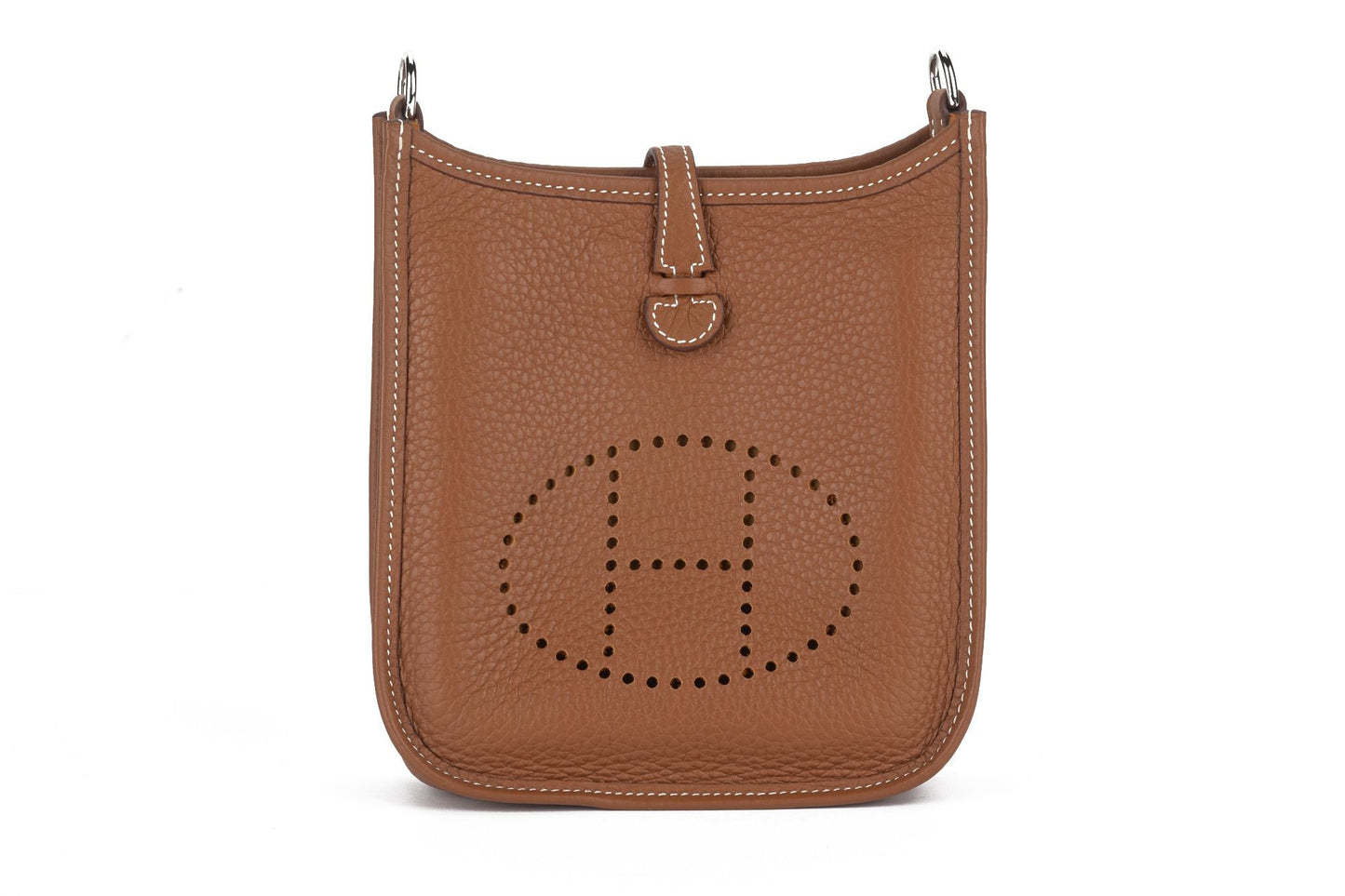 Hermes Gold Mini Evelyne Bag