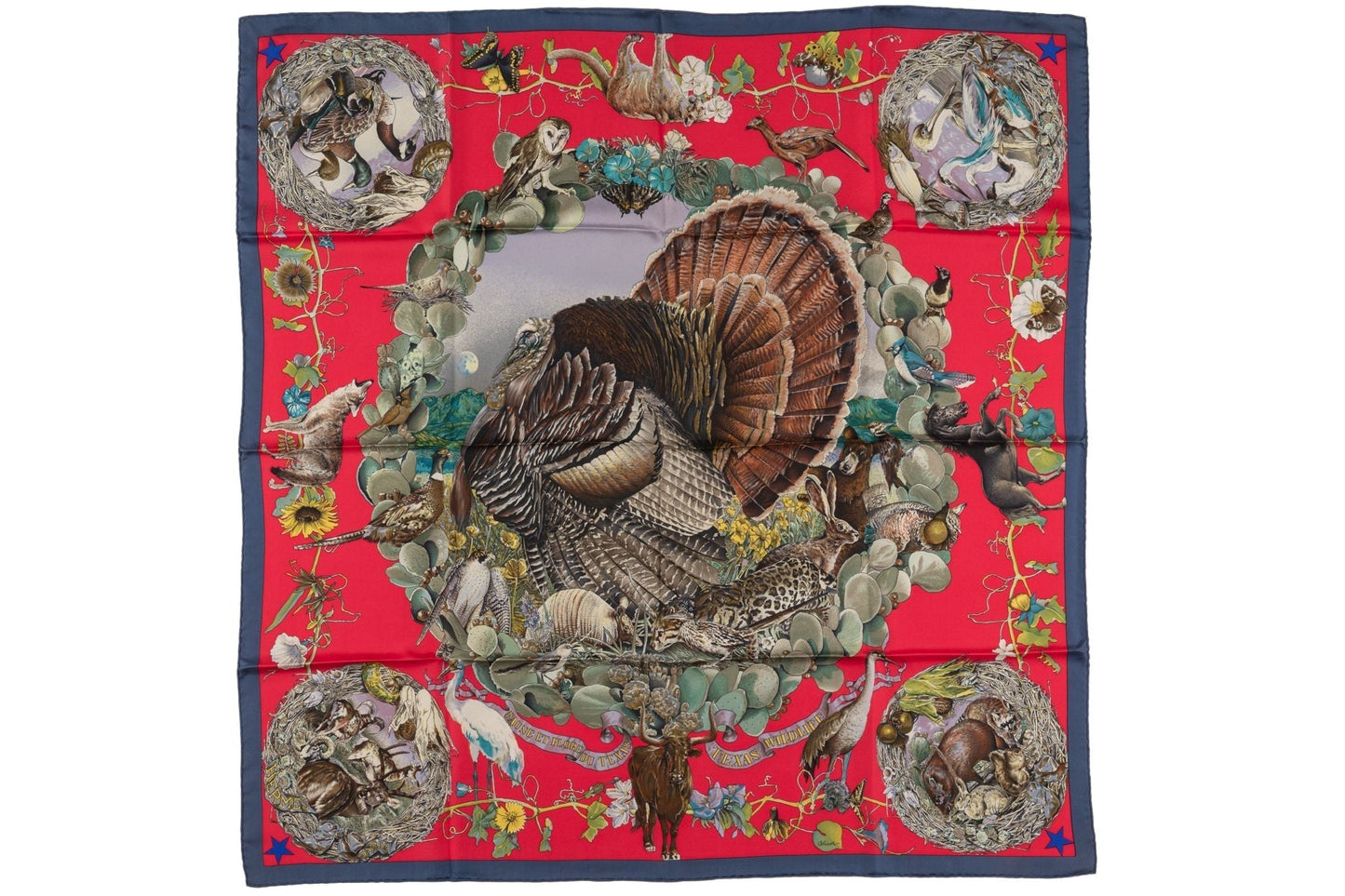Hermes "Faune et Flore du Texas" Scarf