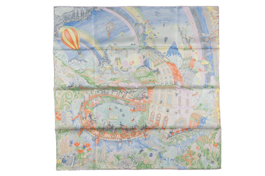 Hermes "Les Folies du Faubourg" Scarf NB