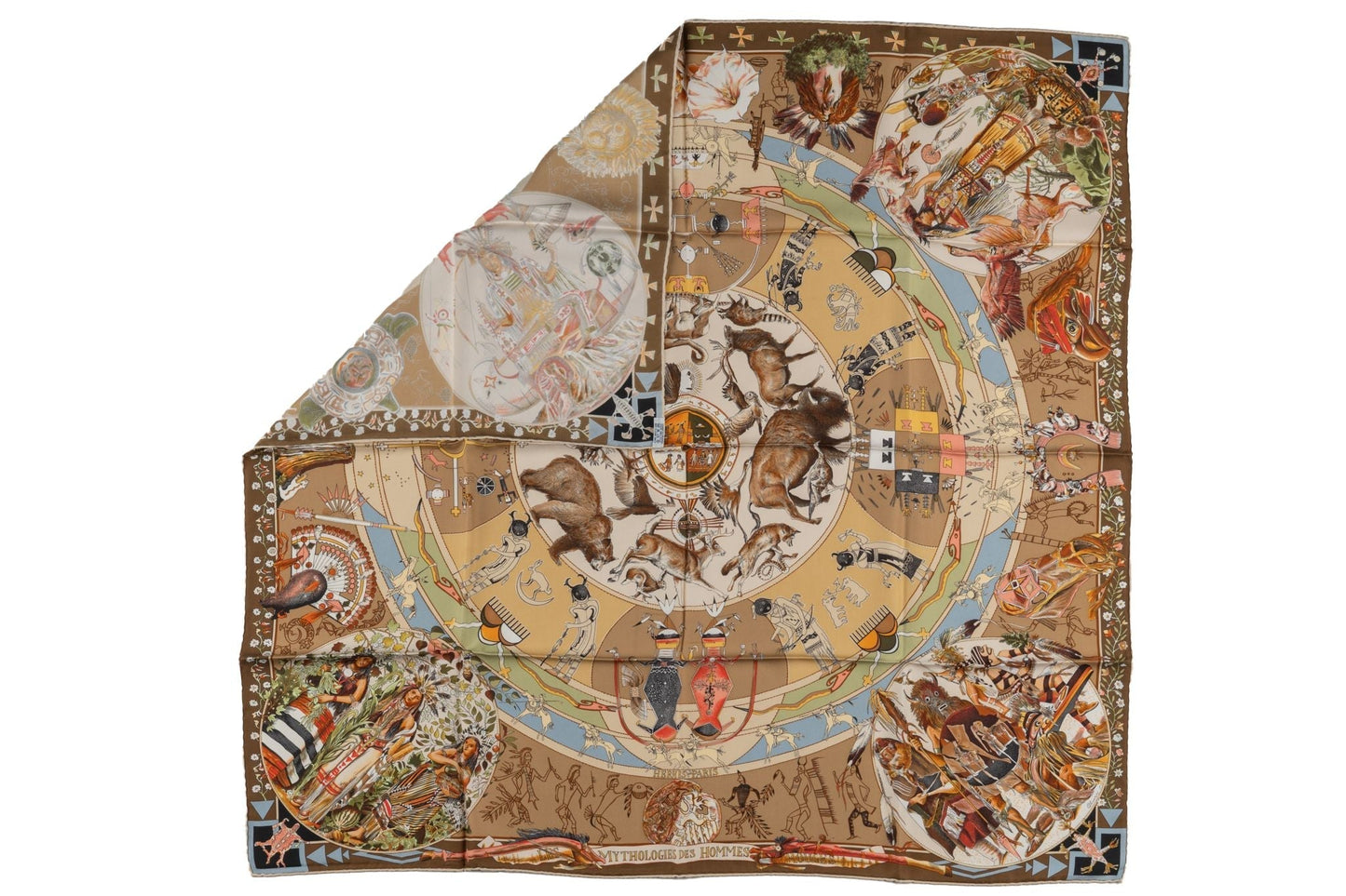 Hermes "Les Mythologies Des Homme" Scarf